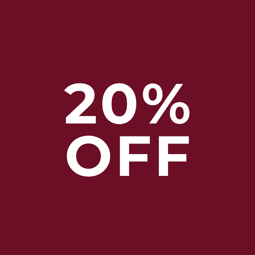 EOFY SALE: 20% OFF