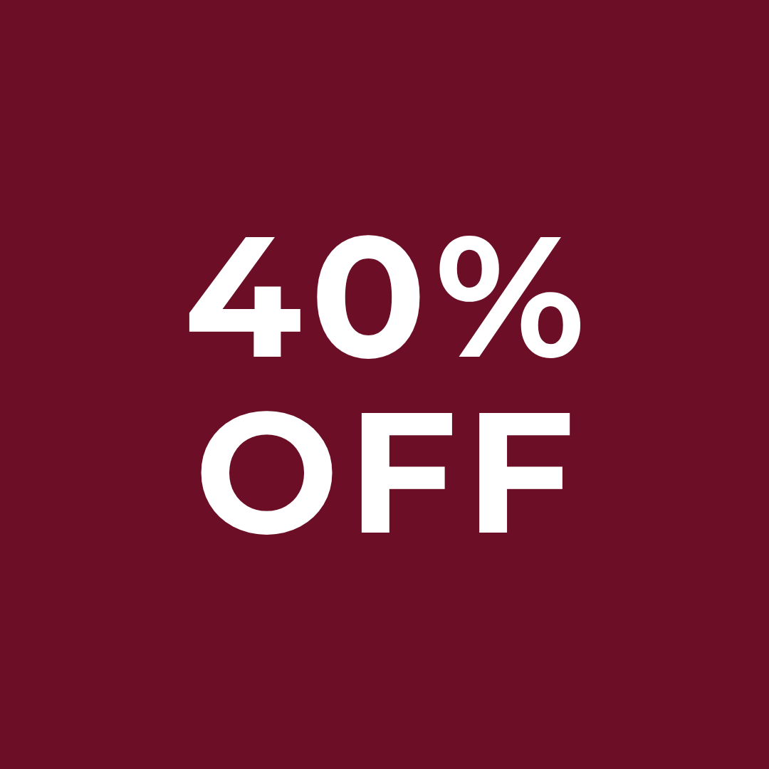 EOFY SALE: 40% OFF