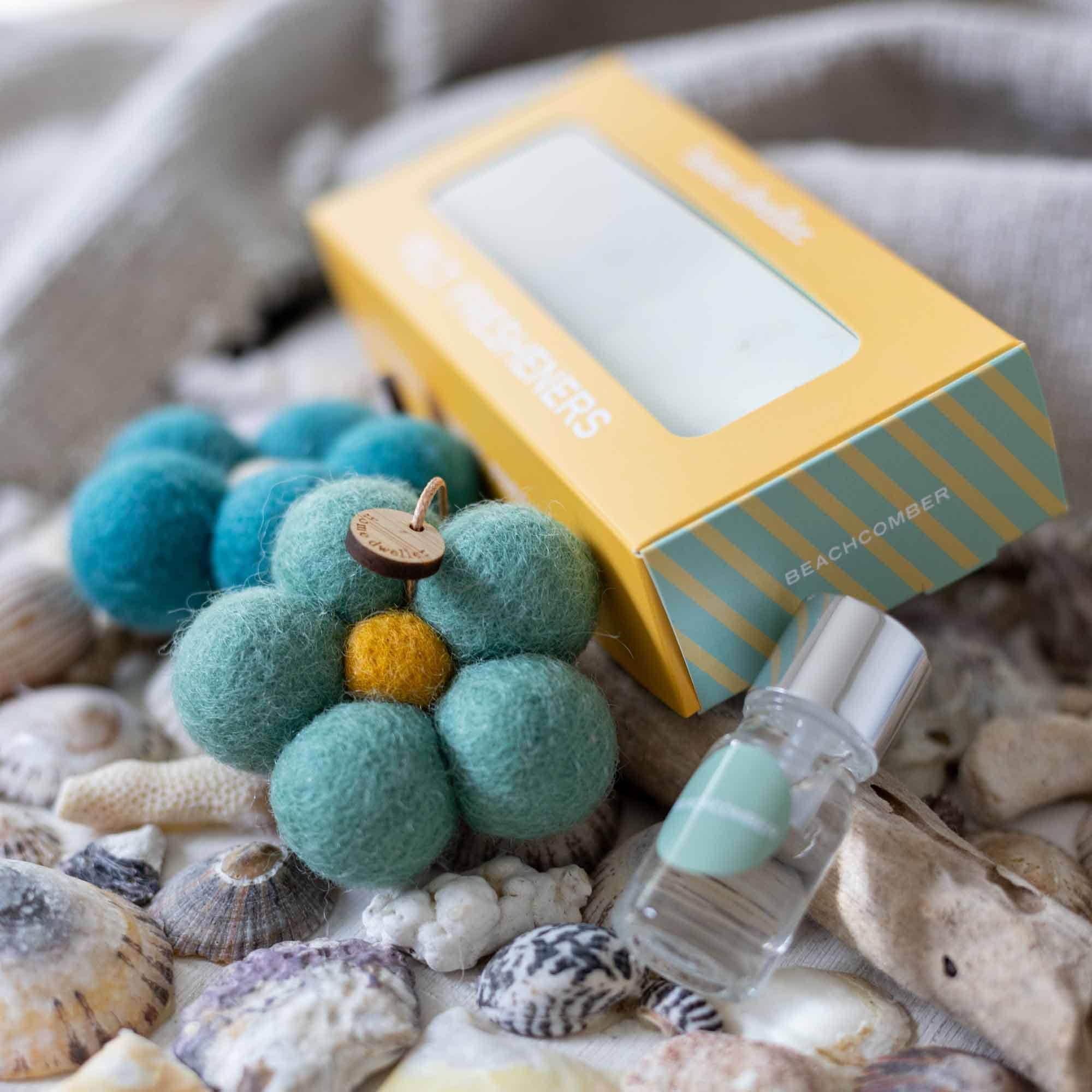 Beachcomber Felt Flower Fresheners by Home Dweller - Ivy & Wood