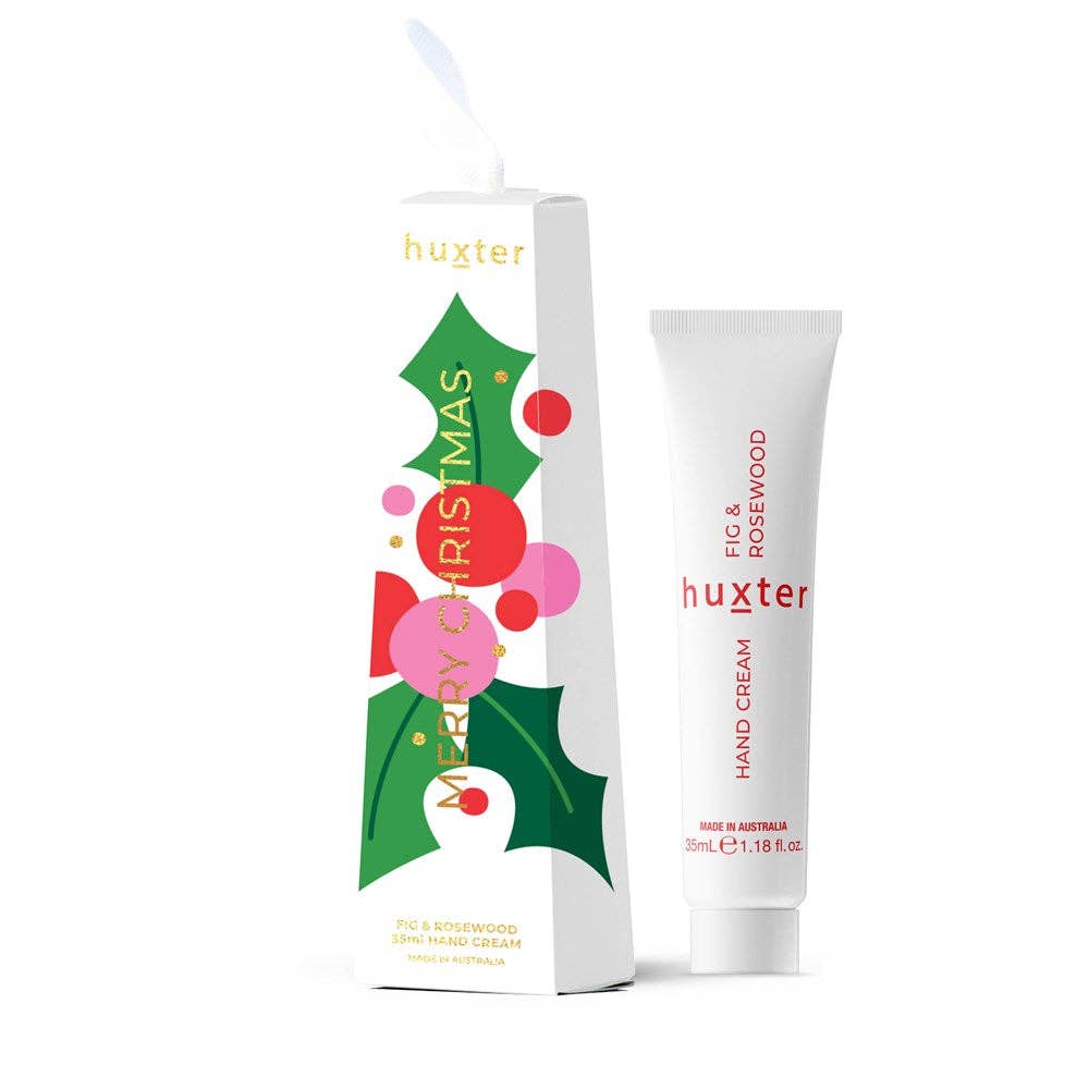 Hanging Hand Cream - Fig & Rosewood (35ml) by Huxter