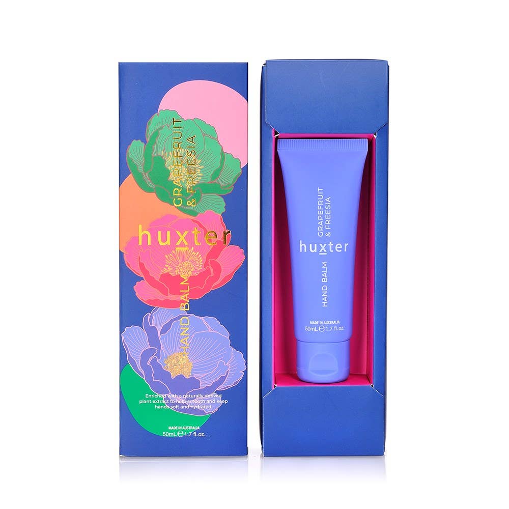 Hand Balm Gift Box - Grapefruit & Freesia 50ml by Huxter