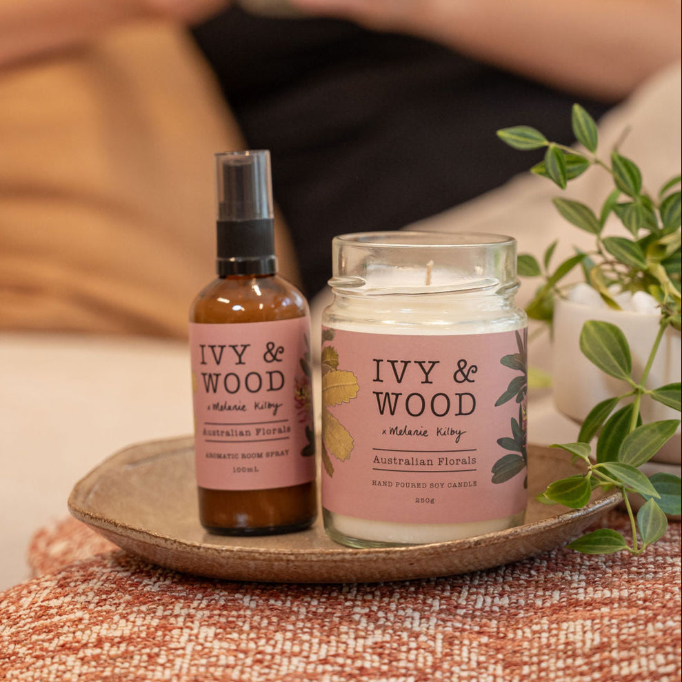 Australian Florals Room Spray and Scented Candle