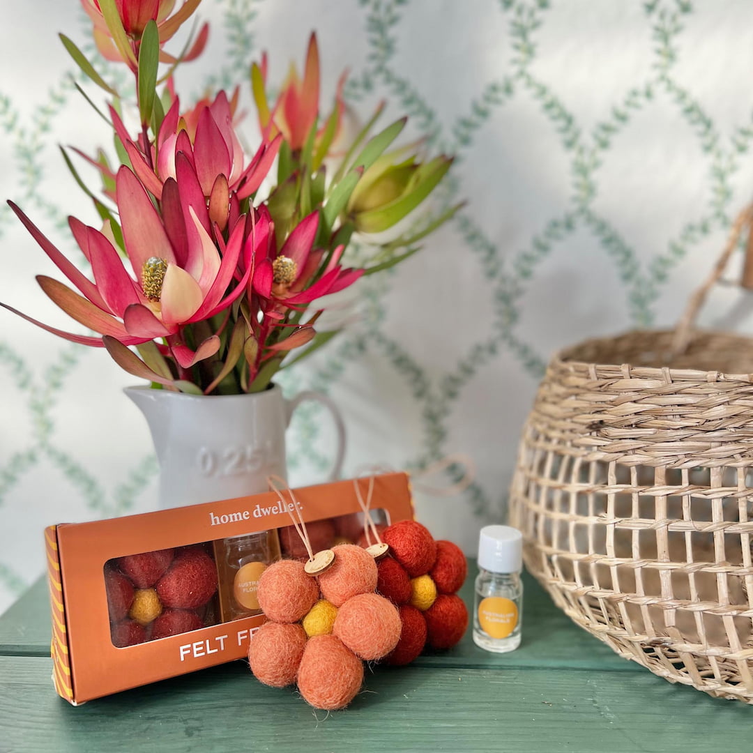 Flower Garden Felt Fresheners by Home Dweller - Ivy & Wood