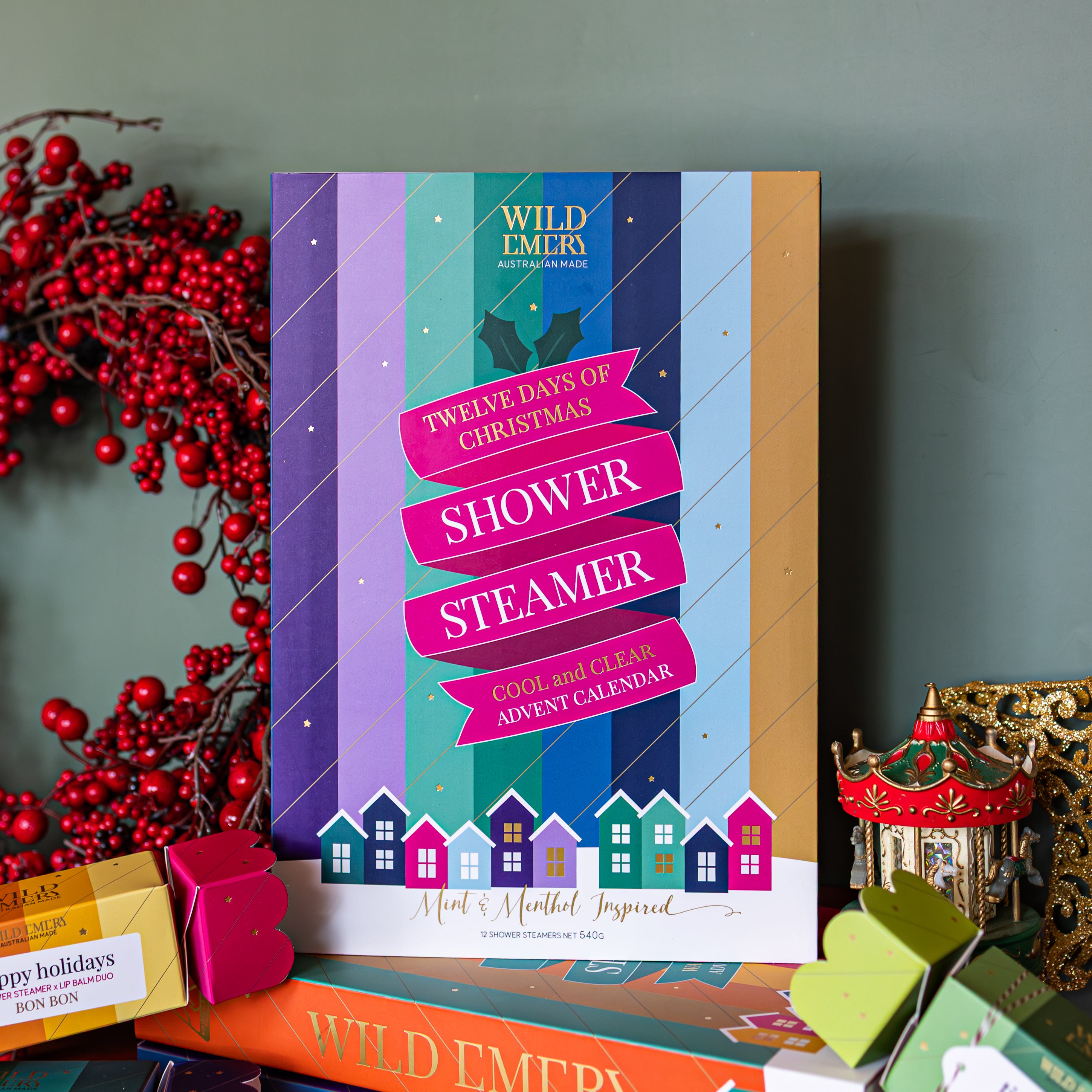 Shower Steamer Advent Calender (Cool & Clear) by Wild Emery