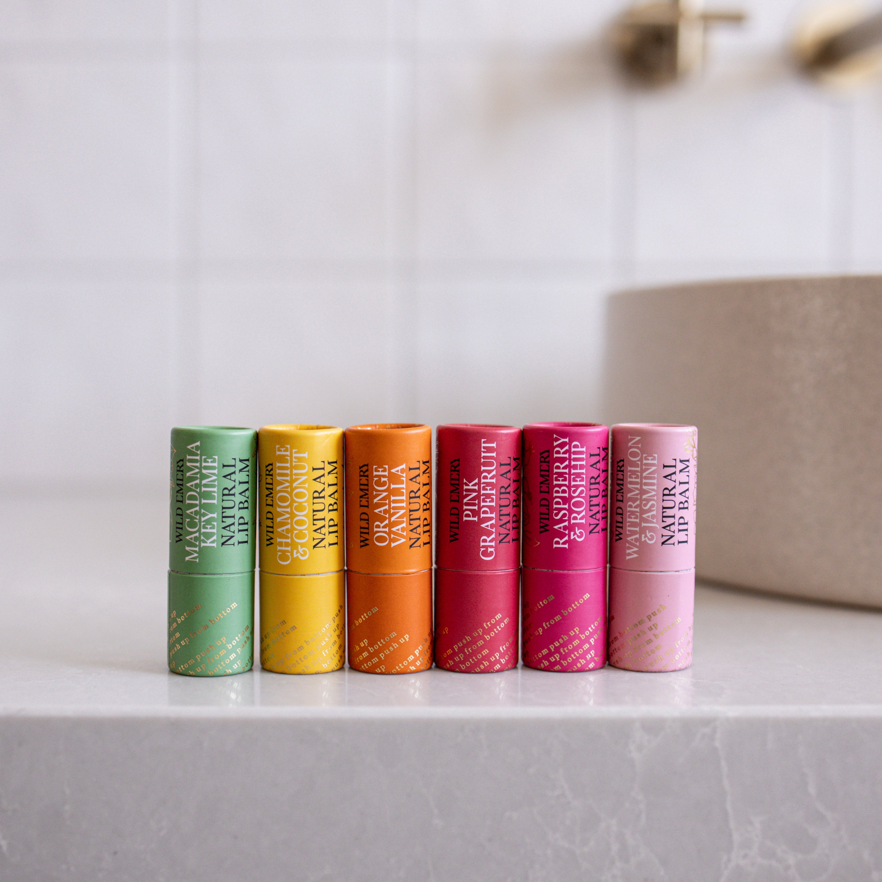 Chamomile & Coconut Natural Lip Balm by Wild Emery