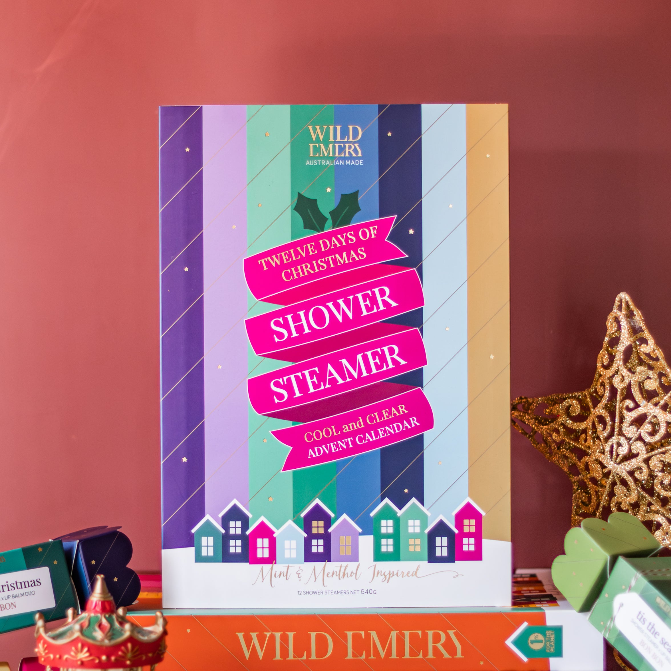 Shower Steamer Advent Calender (Cool & Clear) by Wild Emery