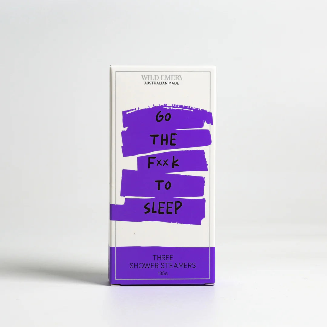 Go the F*ck to Sleep - Cheeky Shower Steamers (3 Pack) by Wild Emery
