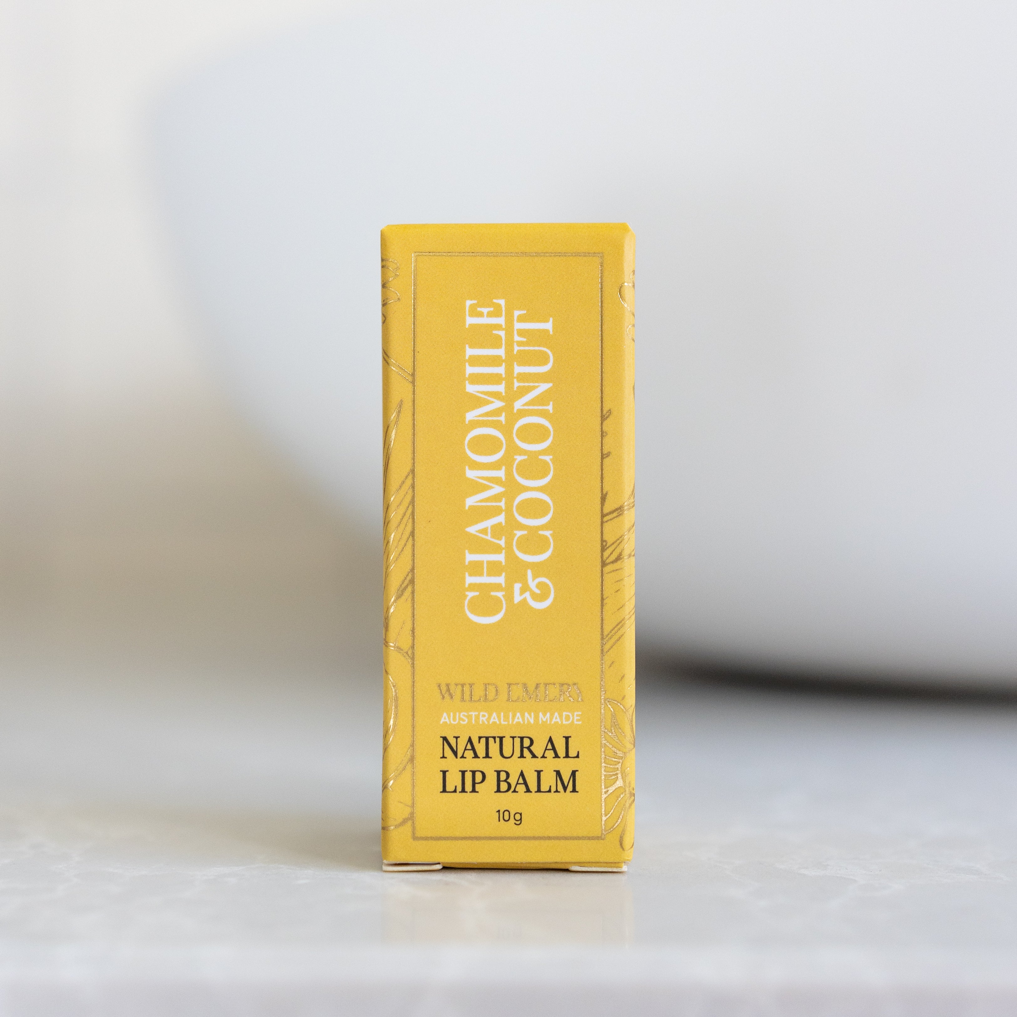 Chamomile & Coconut Natural Lip Balm by Wild Emery