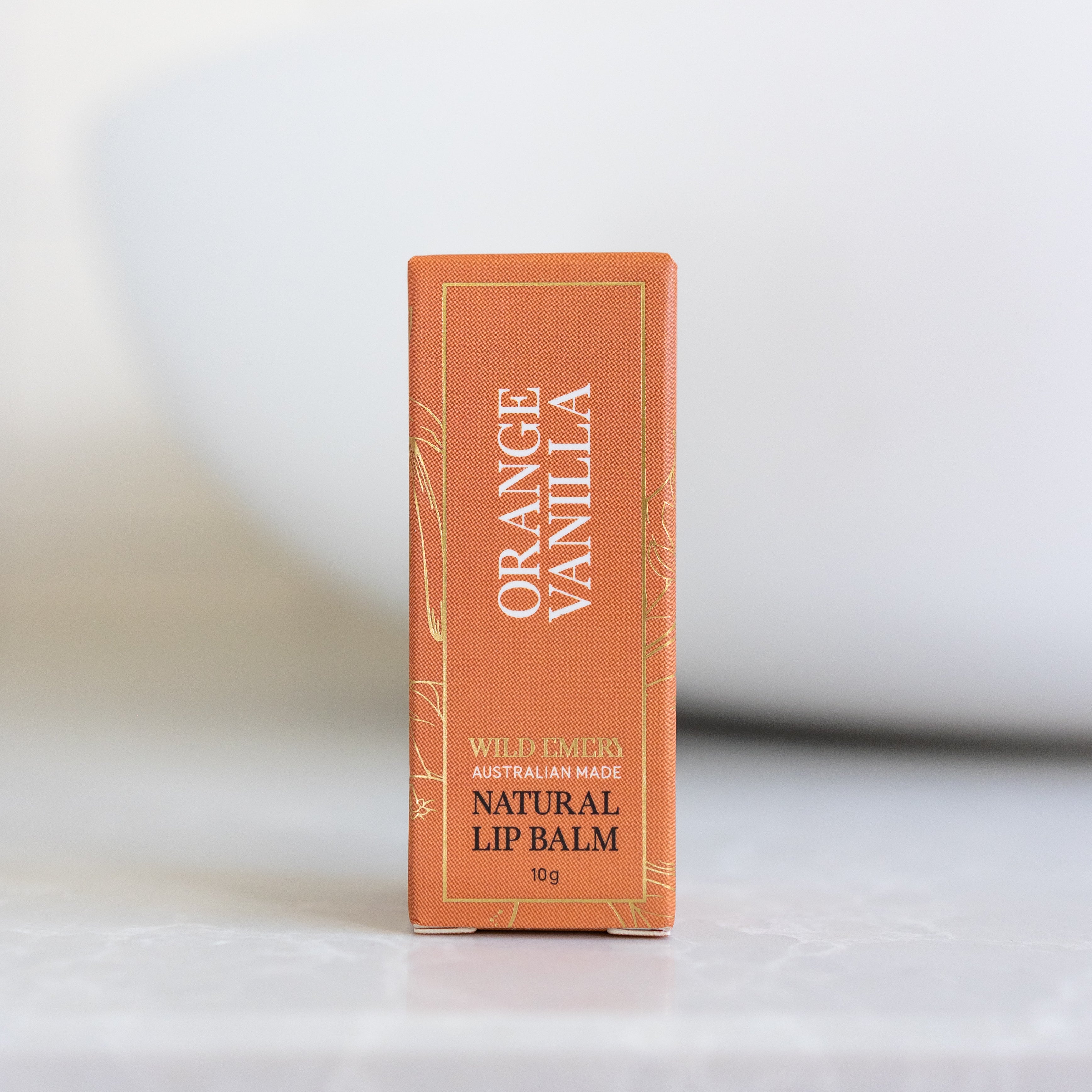 Orange Vanilla Natural Lip Balm by Wild Emery