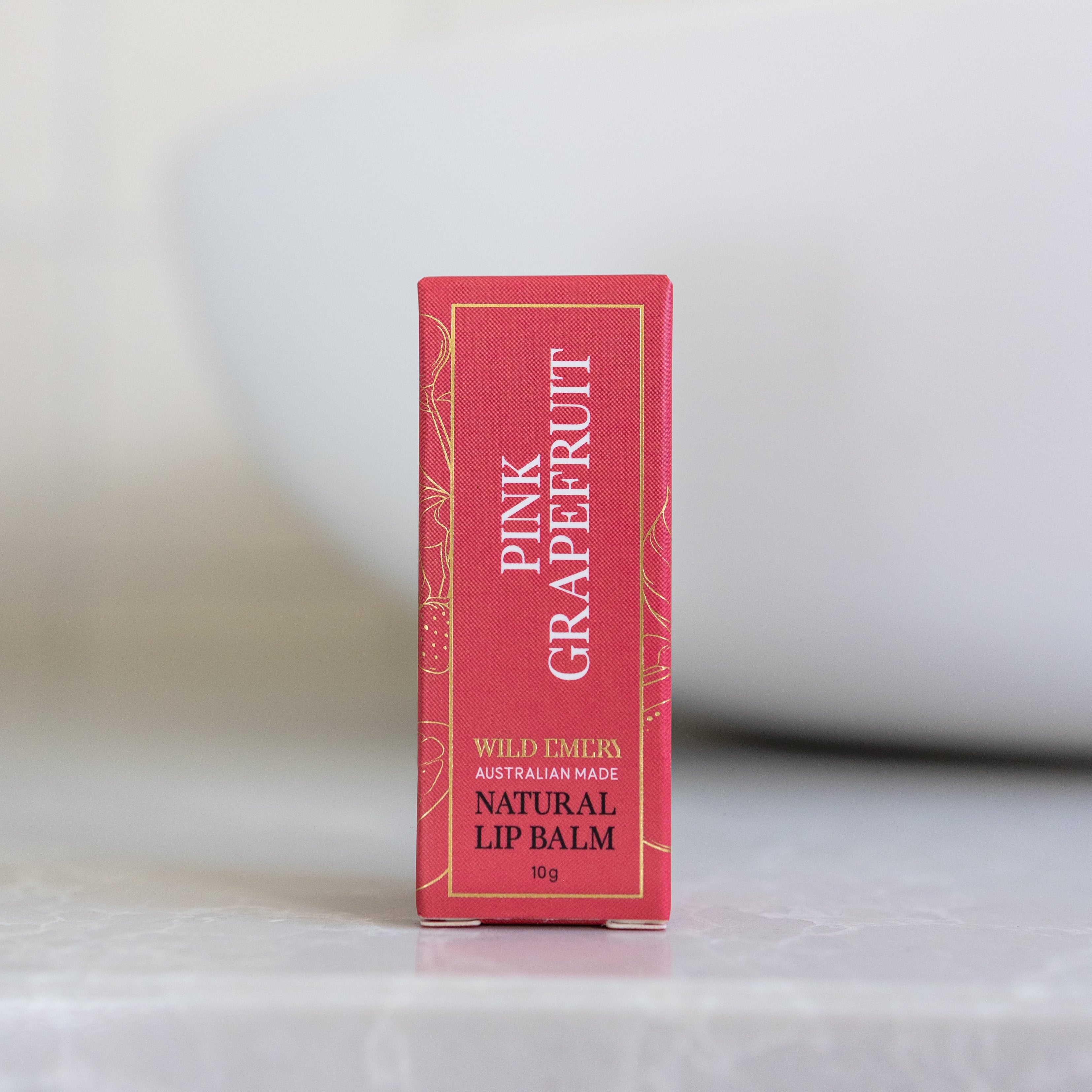 Pink Grapefruit Natural Lip Balm by Wild Emery