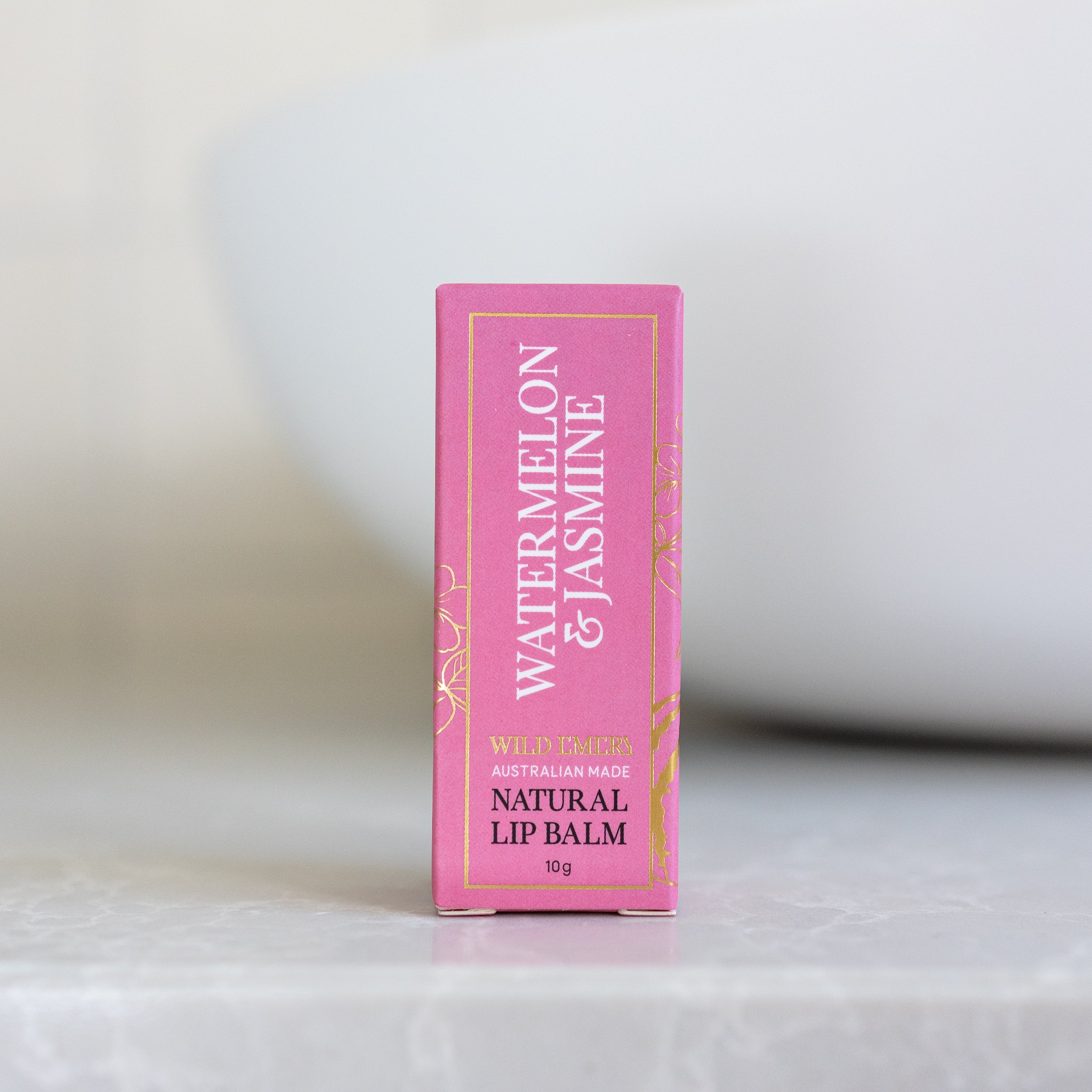 Watermelon & Jasmine Natural Lip Balm by Wild Emery
