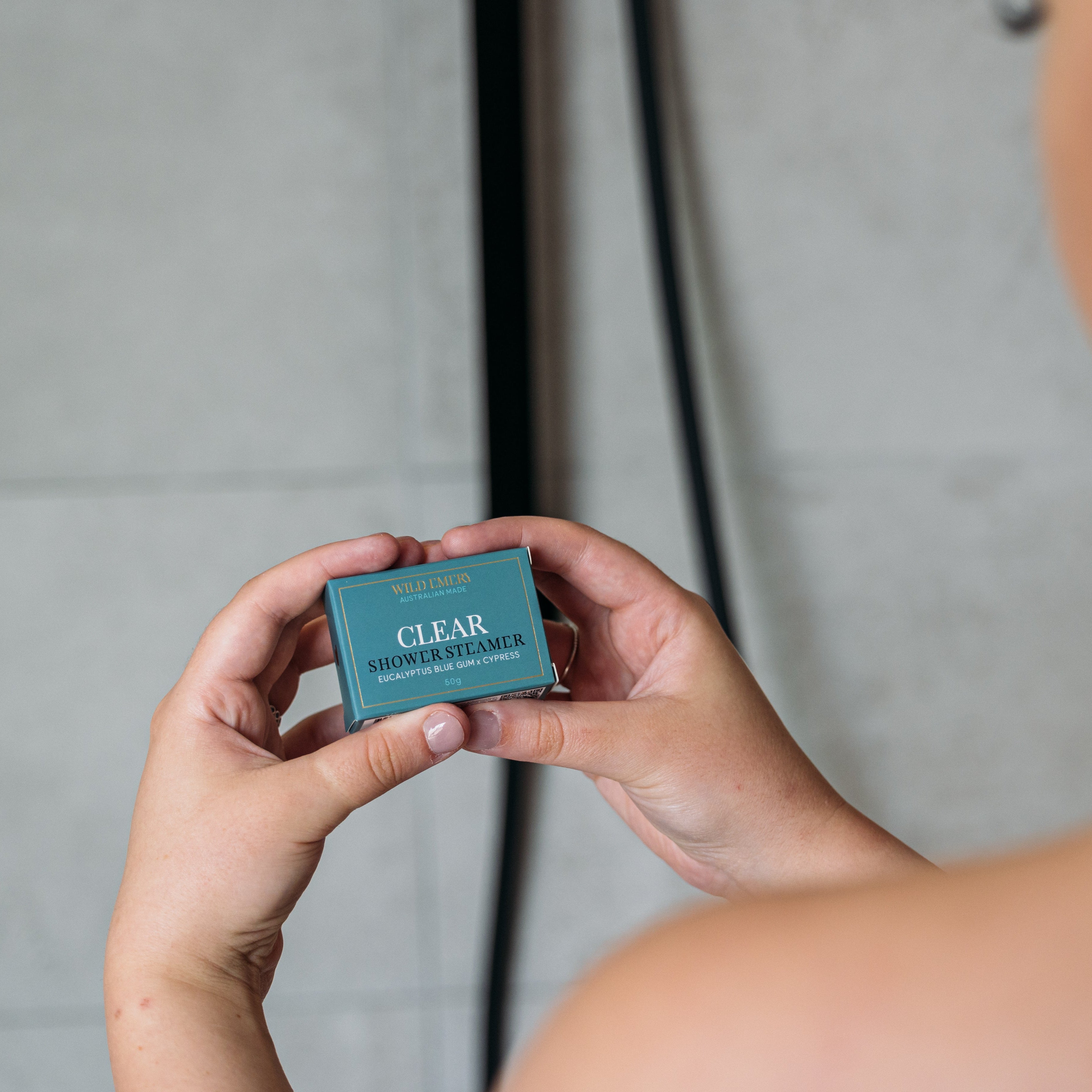 Clear (Eucalyptus & Menthol) Shower Steamer by Wild Emery