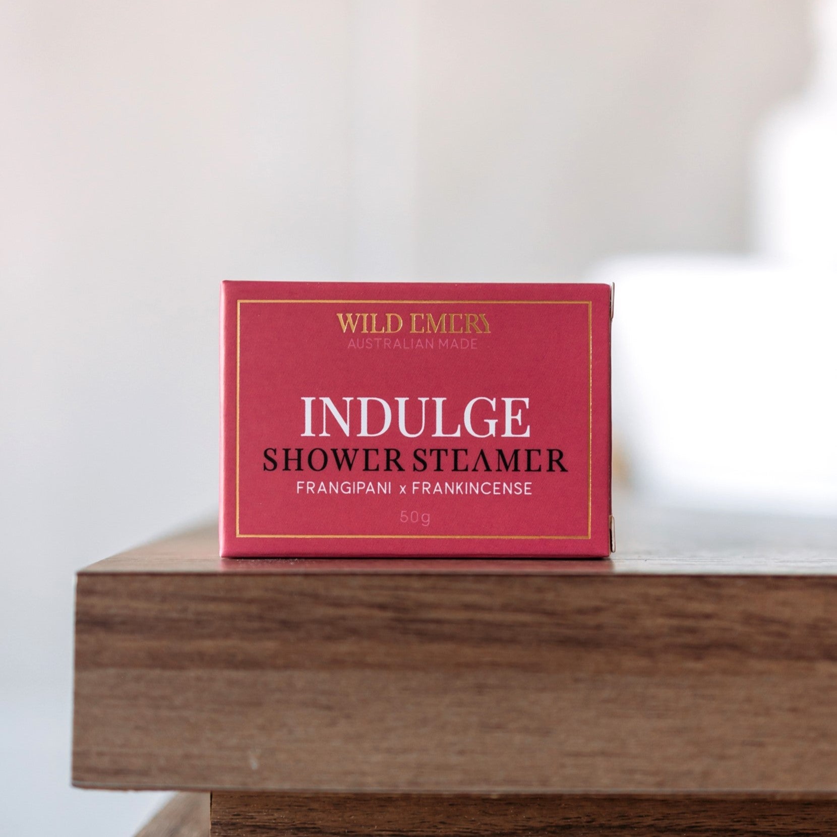 Indulge (Frangipani & Frankincense) Shower Steamer by Wild Emery