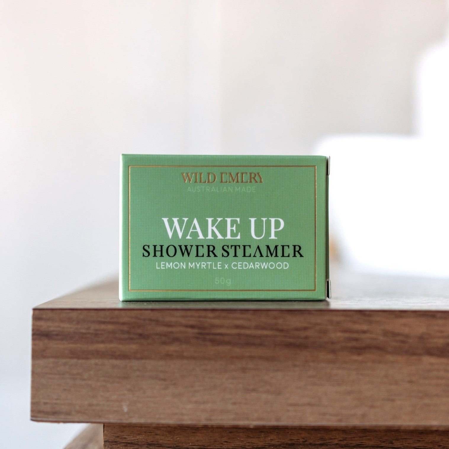 Wake Up (Lemon Myrtle & Cedarwood) Shower Steamer by Wild Emery