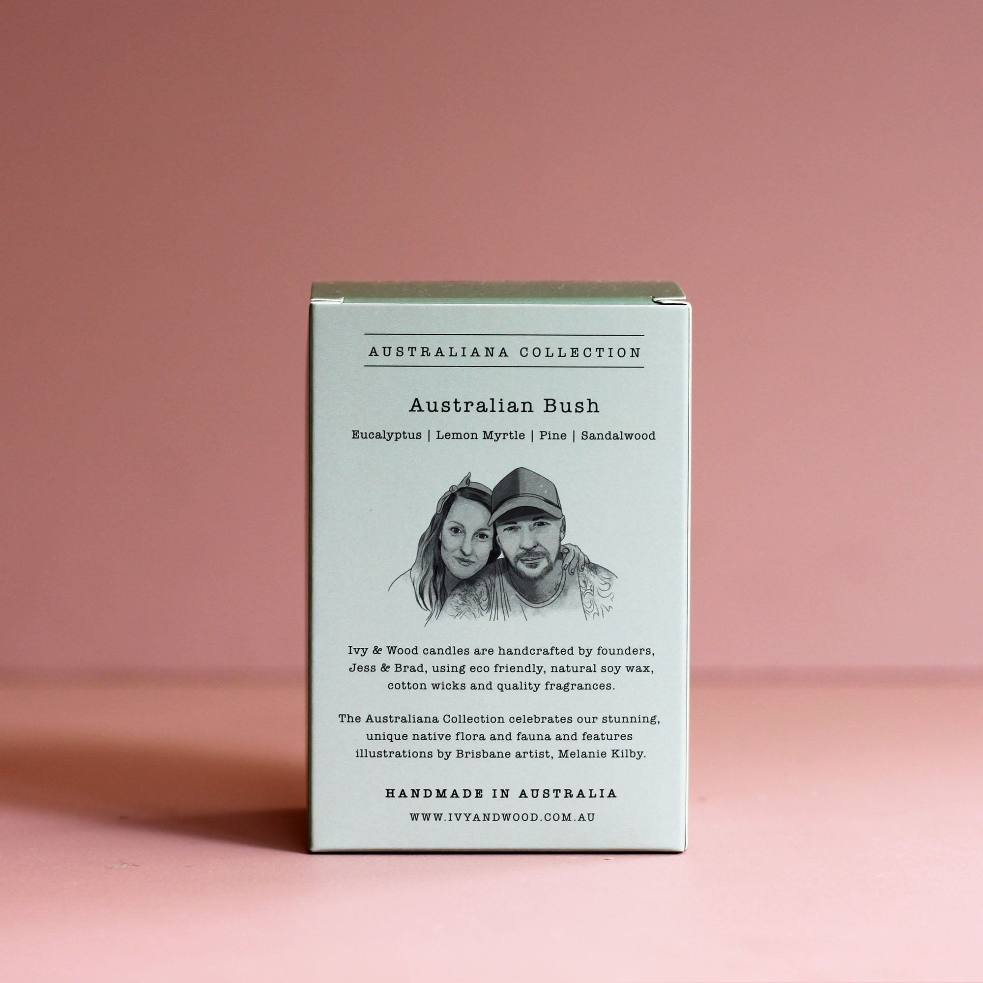 Australiana: Australian Bush Scented Candle - Ivy & Wood