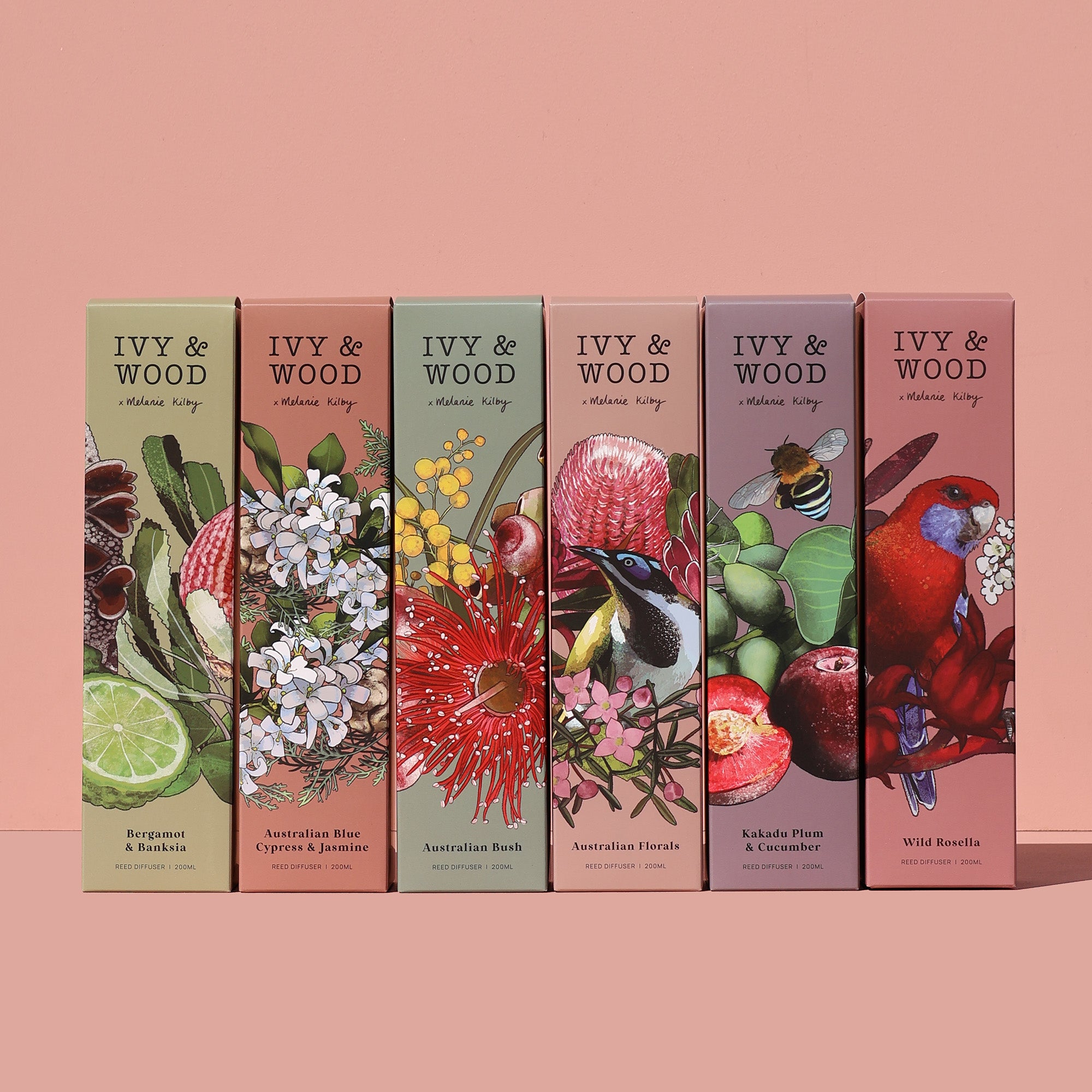 Wild Rosella Reed Diffuser - Ivy & Wood