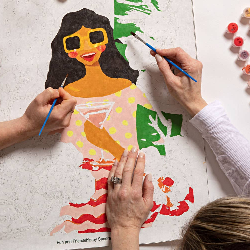 Fun and Friendship – Paint by Numbers Kit