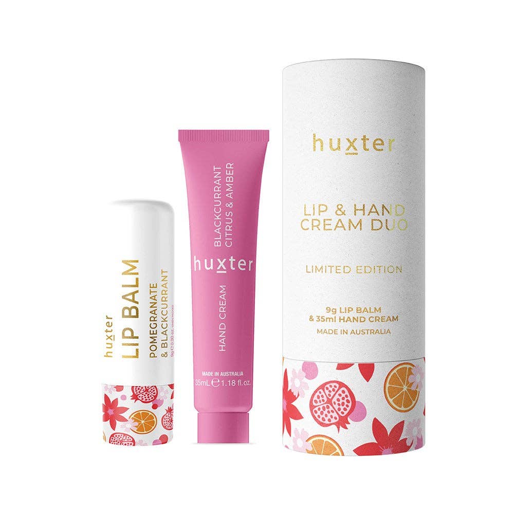 Lip & Hand Cream Duo Gift Set by Huxter