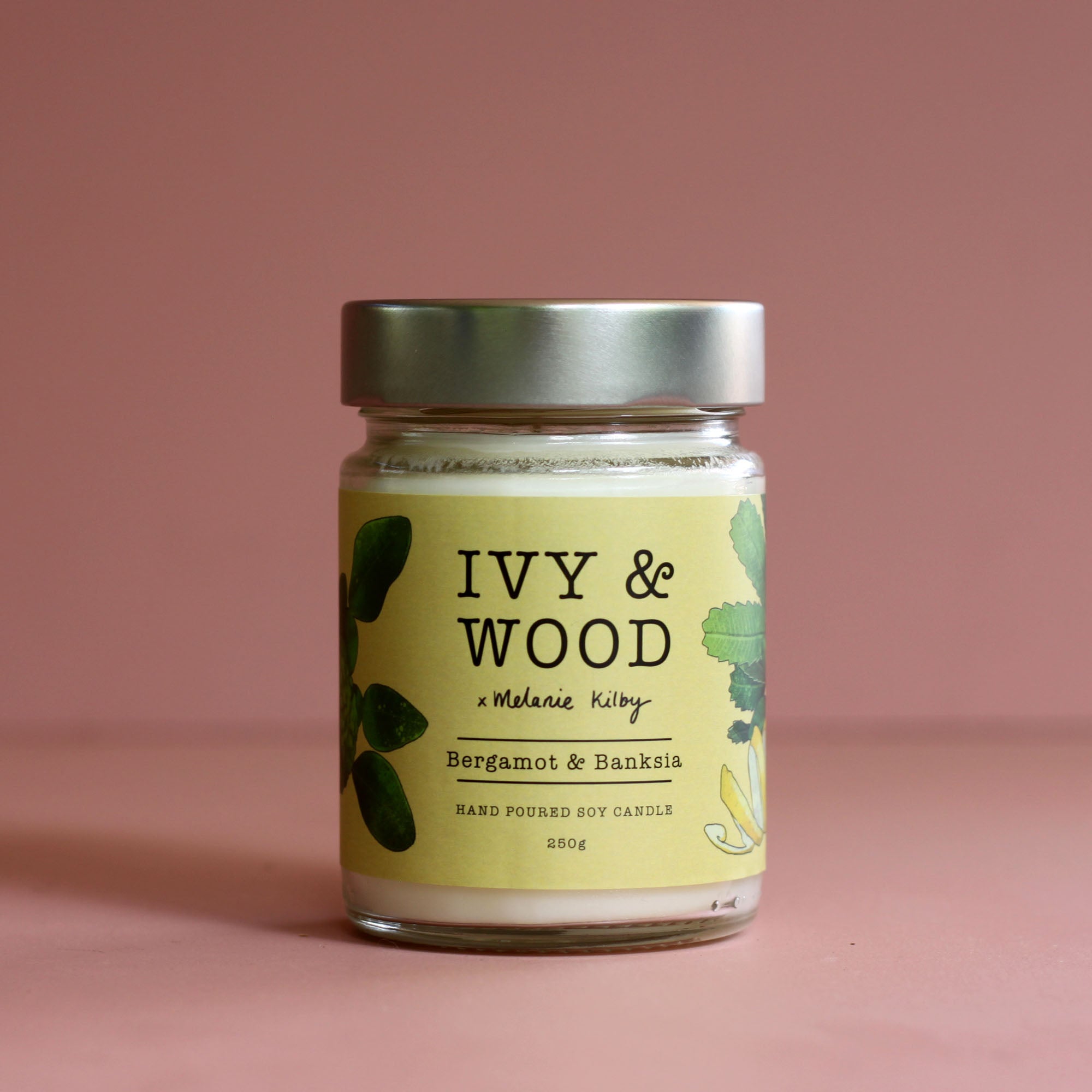 Australiana: Bergamot & Banksia Scented Candle - Ivy & Wood