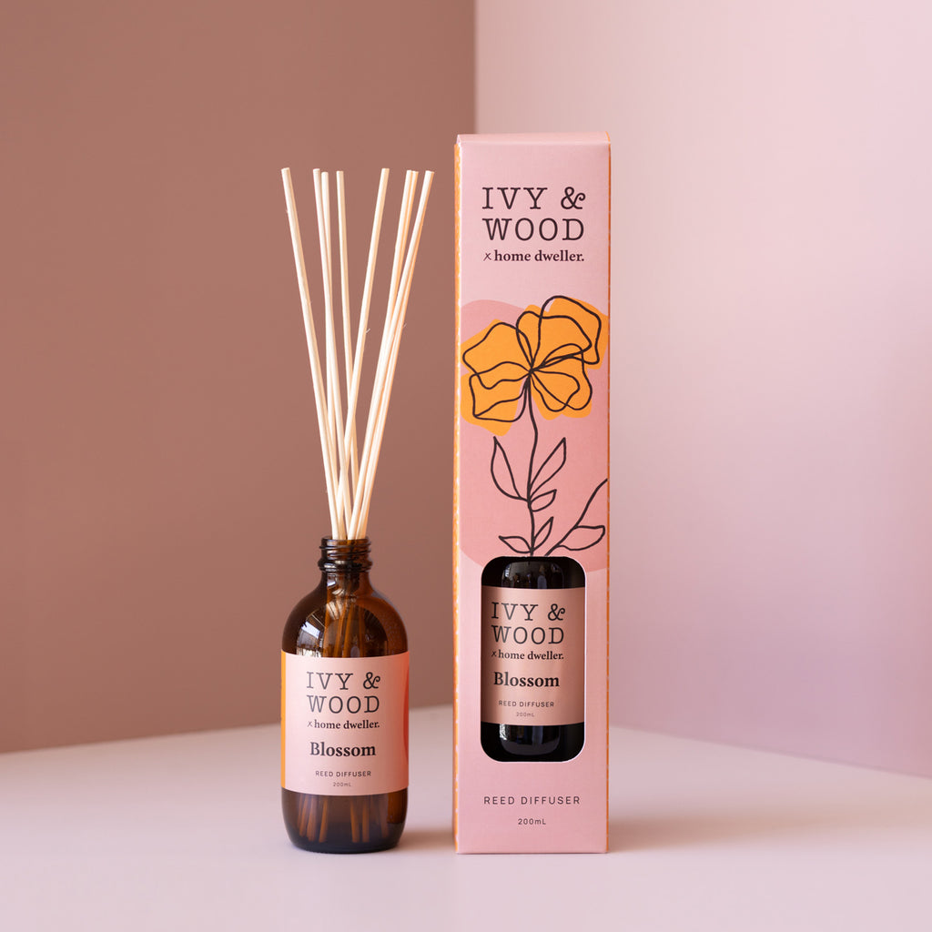 Homebody: Blossom Reed Diffuser - Ivy & Wood