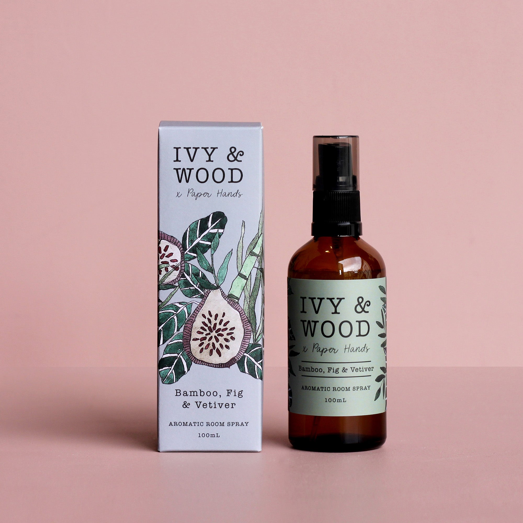 Botanical: Bamboo, Fig & Vetiver Room Spray - Ivy & Wood