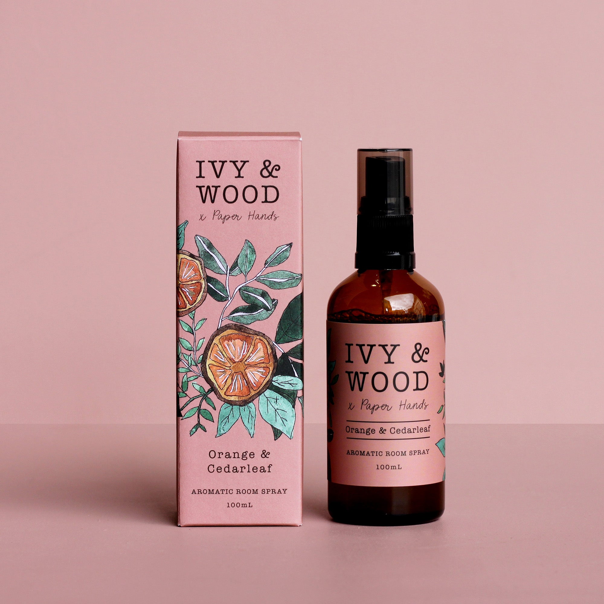 Botanical: Orange & Cedarleaf Room Spray - Ivy & Wood