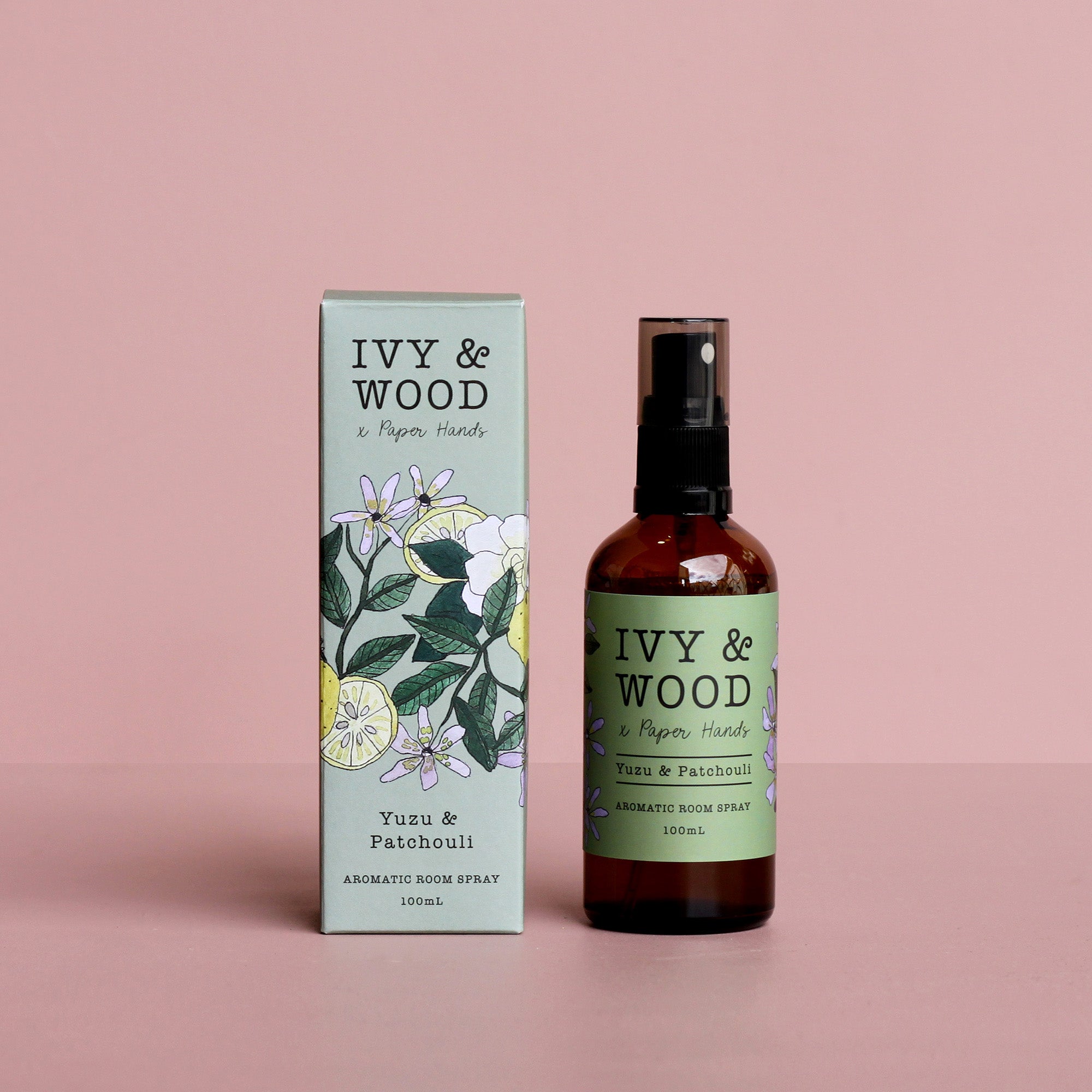Botanical: Yuzu & Patchouli Room Spray - Ivy & Wood