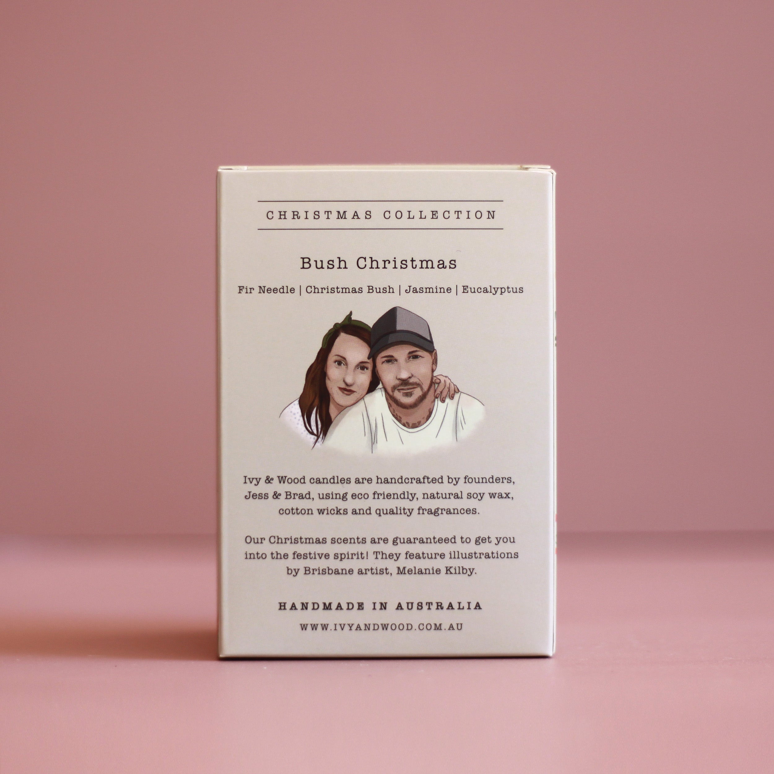 Bush Christmas Limited Edition Christmas Candle - Ivy & Wood