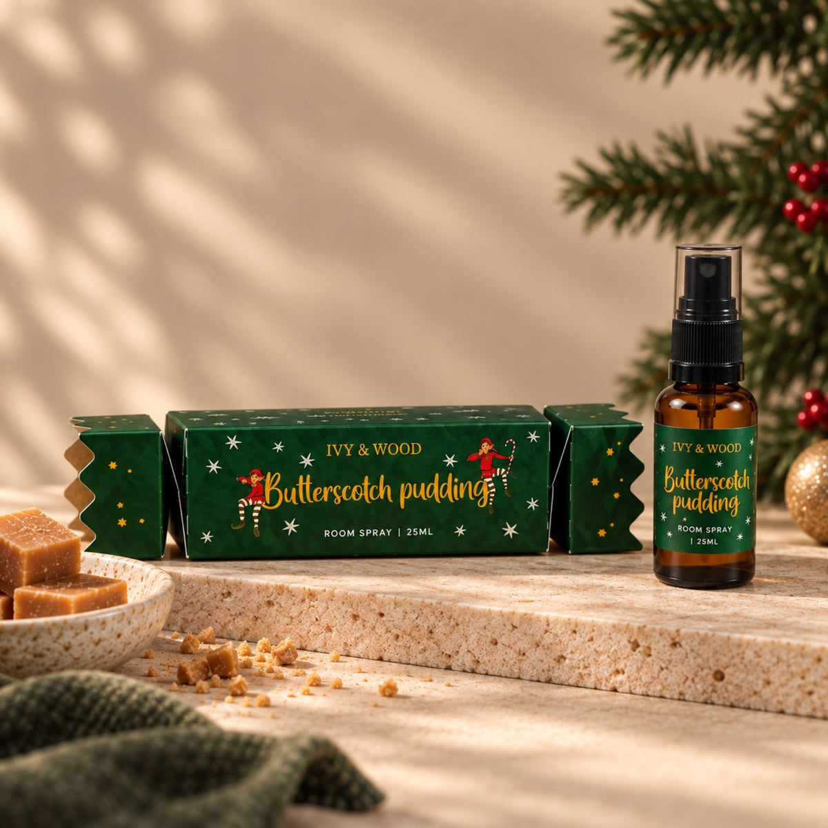 Butterscotch Pudding Christmas Room Spray Bon Bon