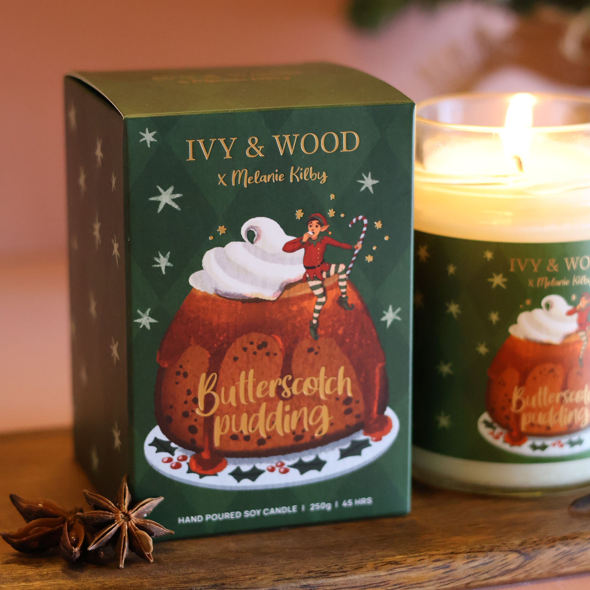 Butterscotch Pudding Limited Edition Christmas Candle