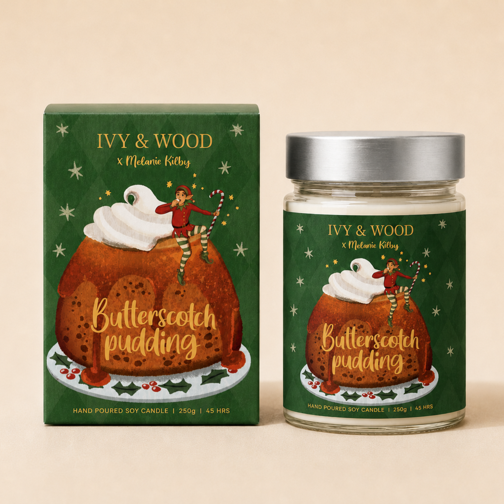 Butterscotch Pudding Limited Edition Christmas Candle