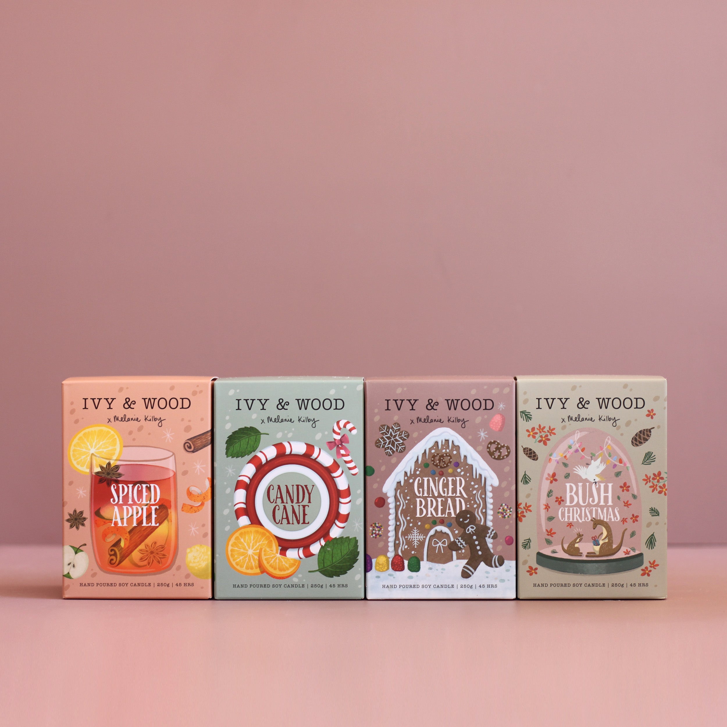 Candy Cane Limited Edition Christmas Candle - Ivy & Wood