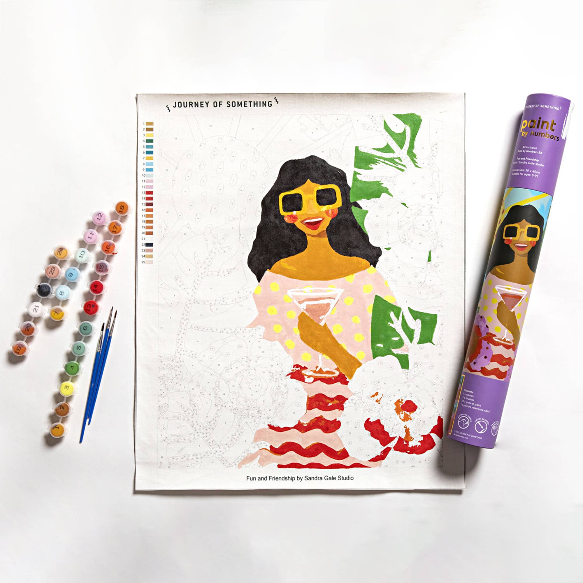 Fun and Friendship – Paint by Numbers Kit