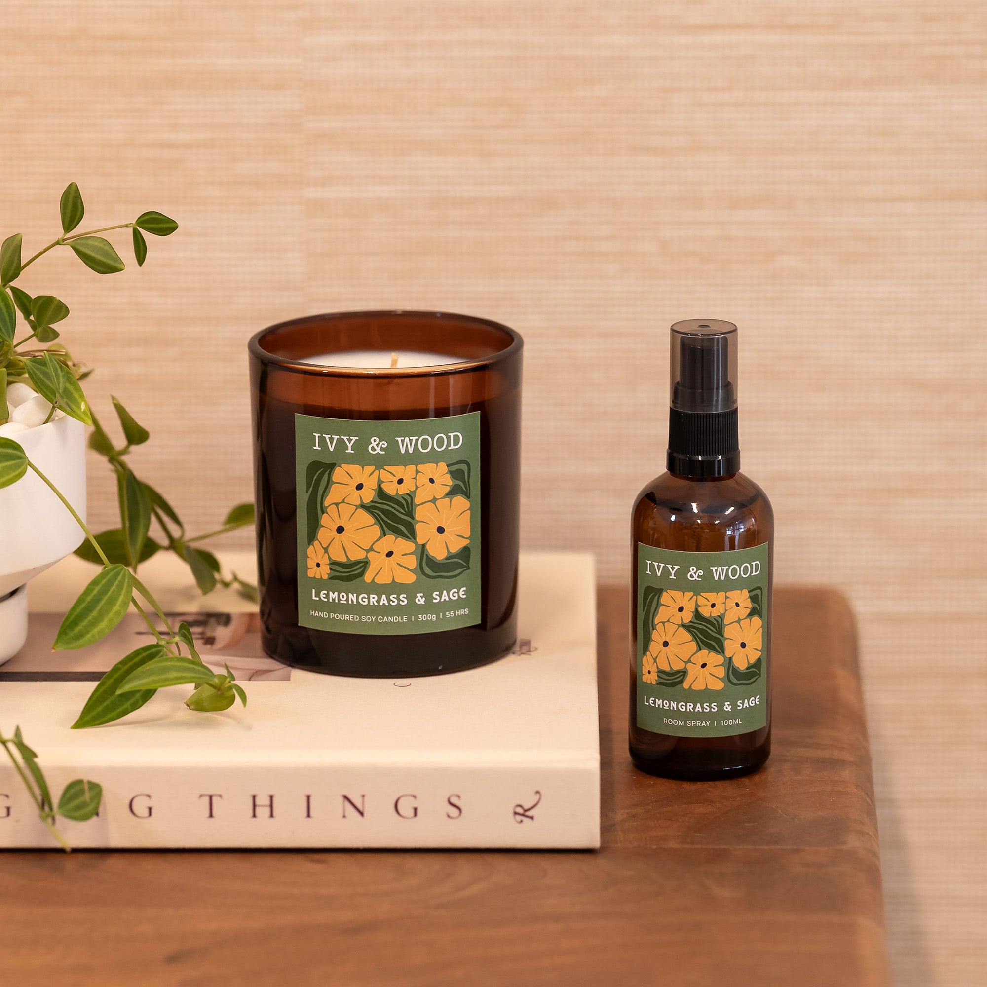 Lemongrass & Sage Room Spray - Ivy & Wood