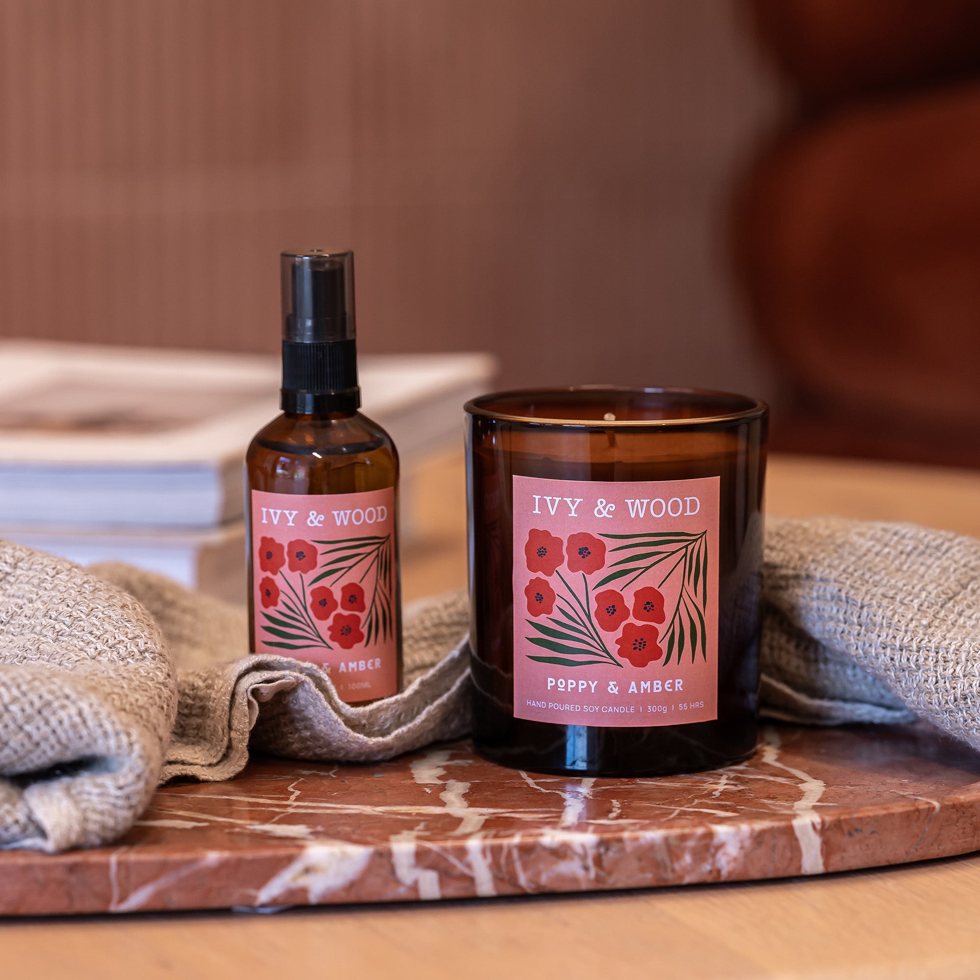 Poppy & Amber Room Spray - Ivy & Wood