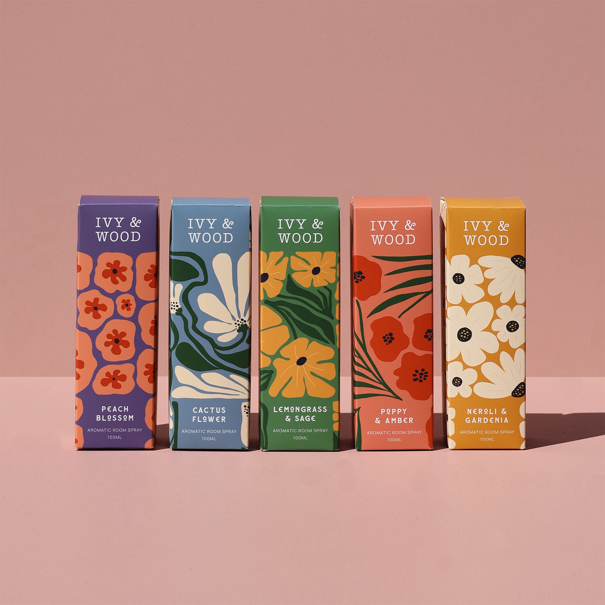 Flora Collection Room Spray Bundle - Ivy & Wood