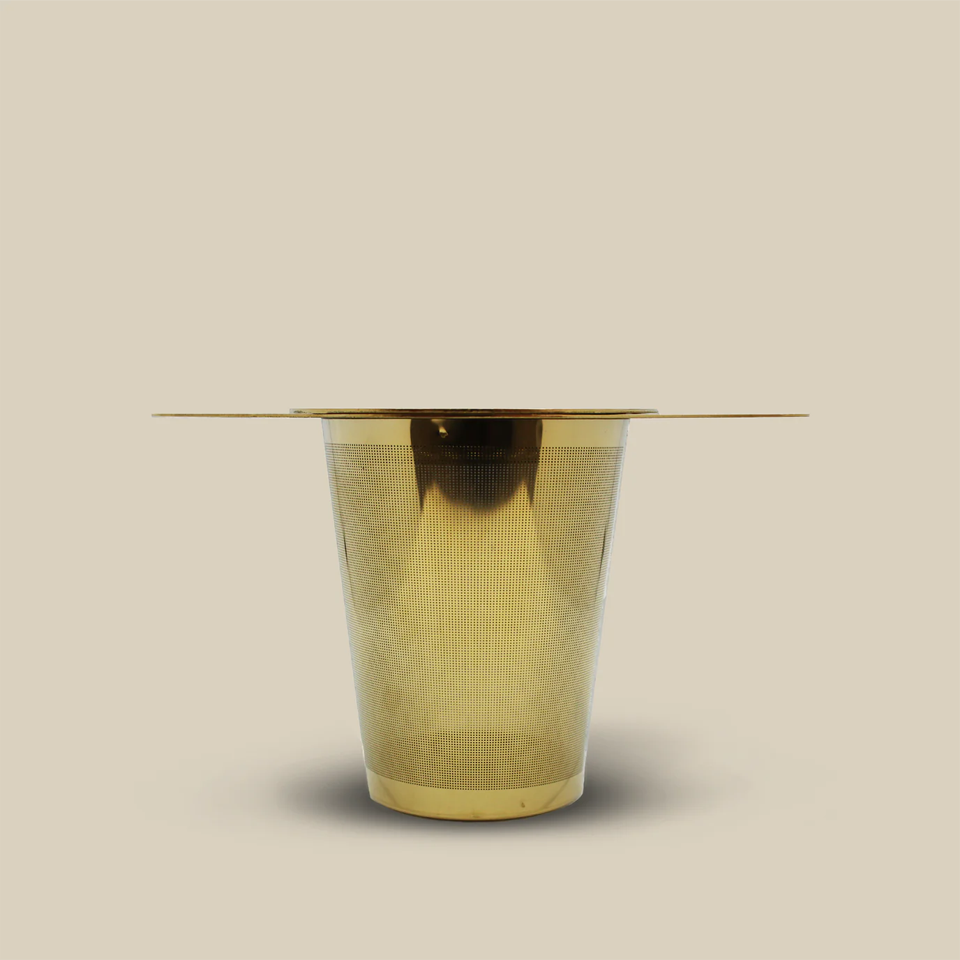 Stainless Gold Tea Infuser by The Tea Collective - Ivy & Wood