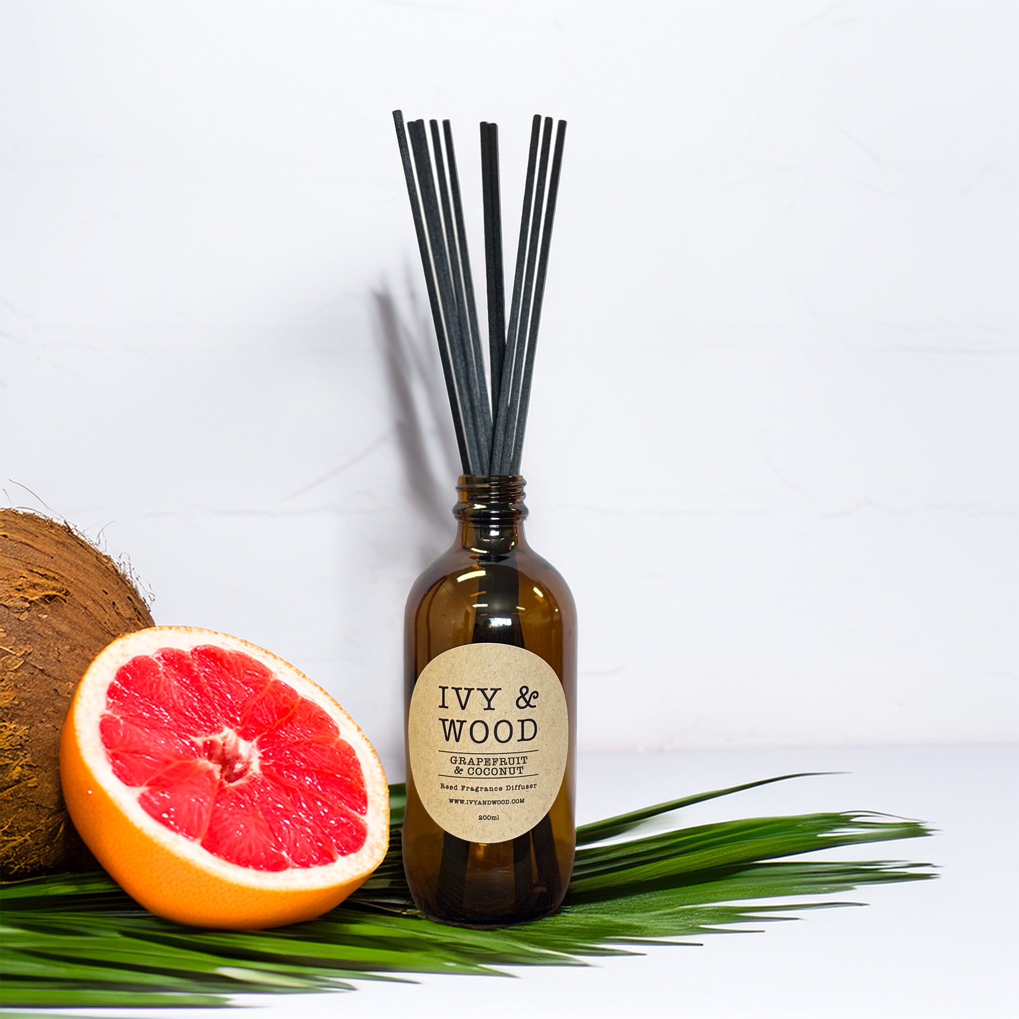 Grapefruit & Coconut Reed Diffuser (Limited Release) - Ivy & Wood