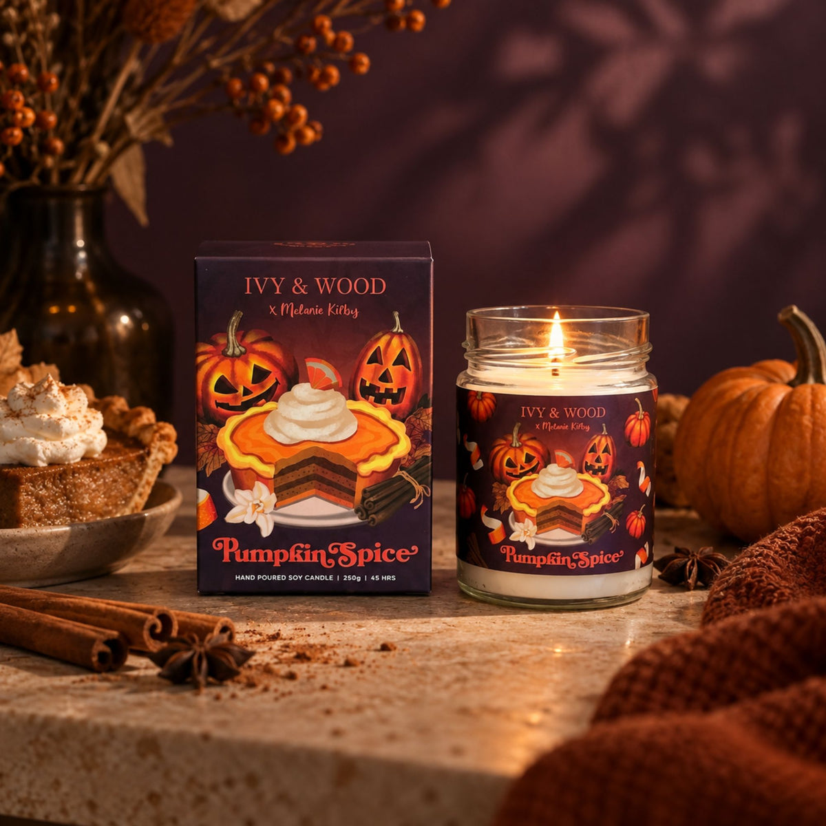 Pumpkin Spice Limited Edition Halloween Candle