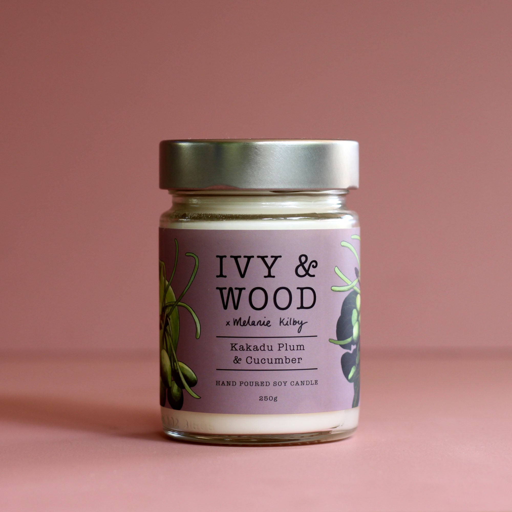 Australiana: Kakadu Plum & Cucumber Scented Candle - Ivy & Wood