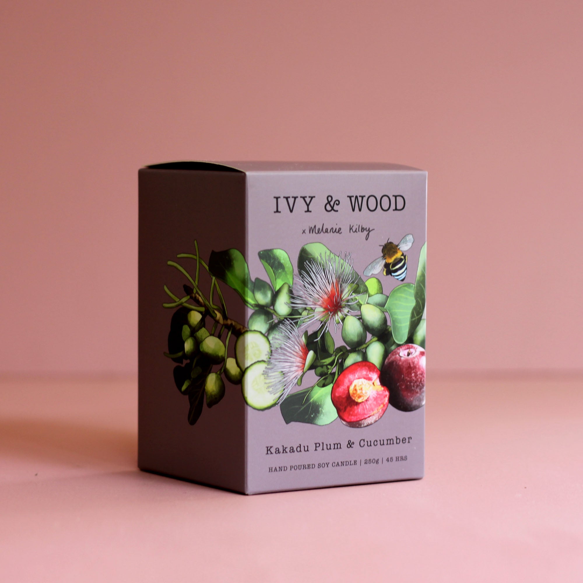 Australiana: Kakadu Plum & Cucumber Scented Candle - Ivy & Wood