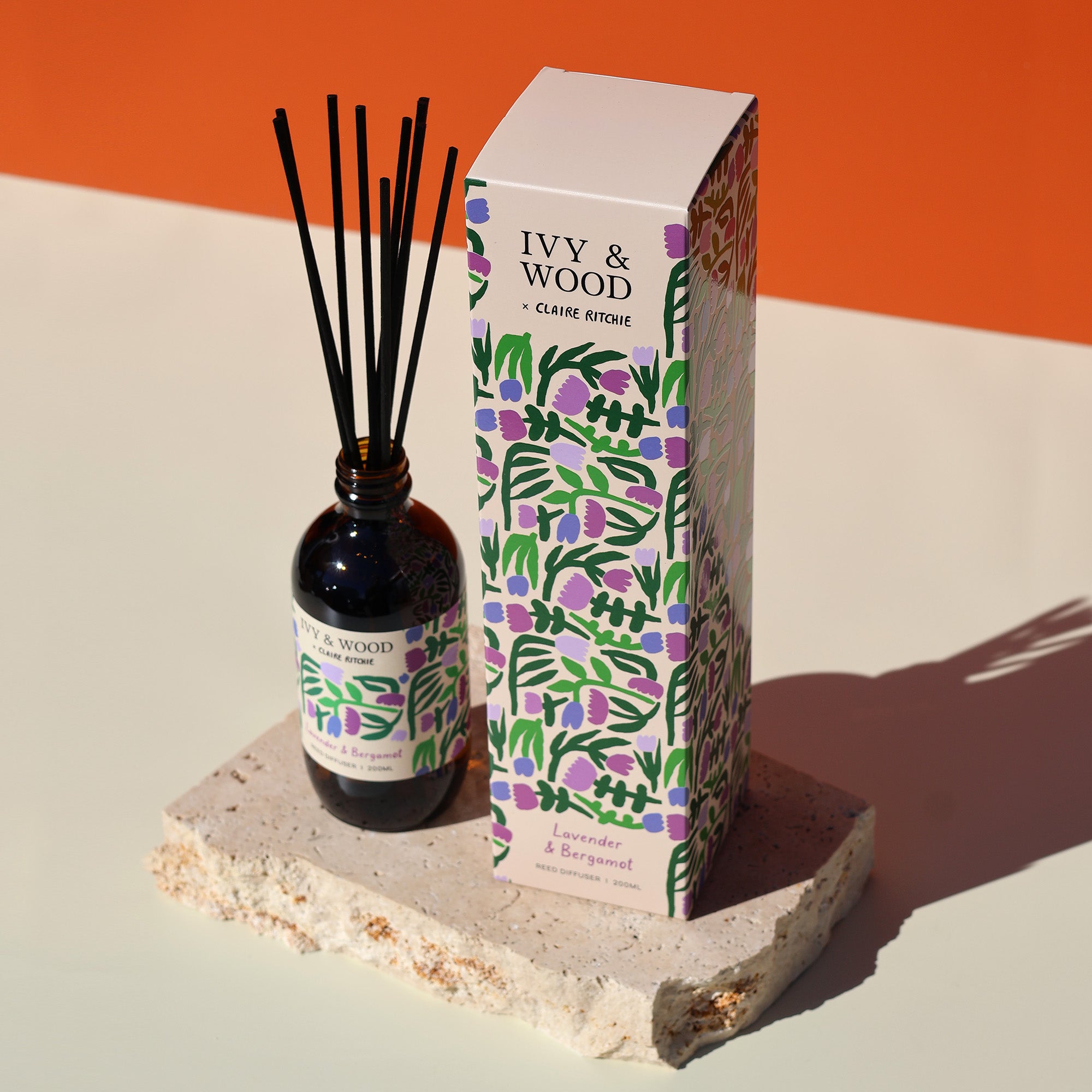 Lavender & Bergamot Reed Diffuser | Bloom x Claire Ritchie