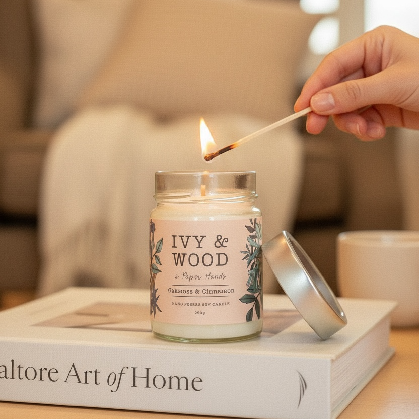 Botanical: Oakmoss & Cinnamon Scented Candle