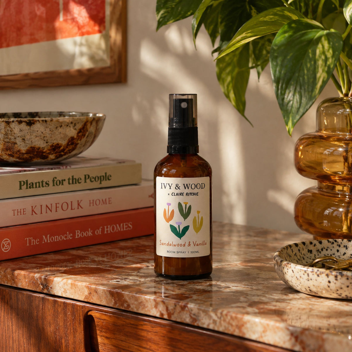 Sandalwood & Vanilla Room Spray | Bloom x Claire Ritchie