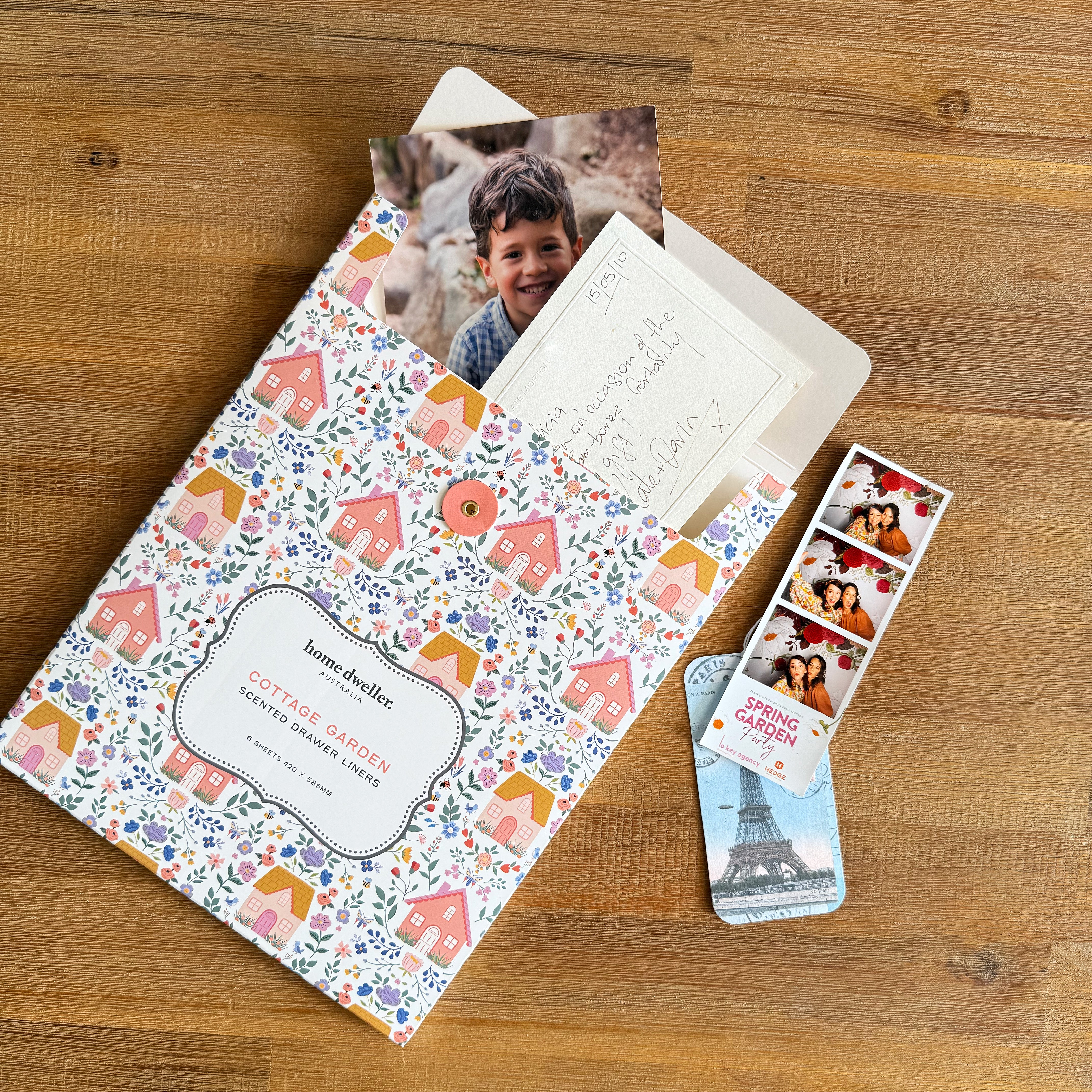 Cottage Garden Scented Drawer Liners by Home Dweller