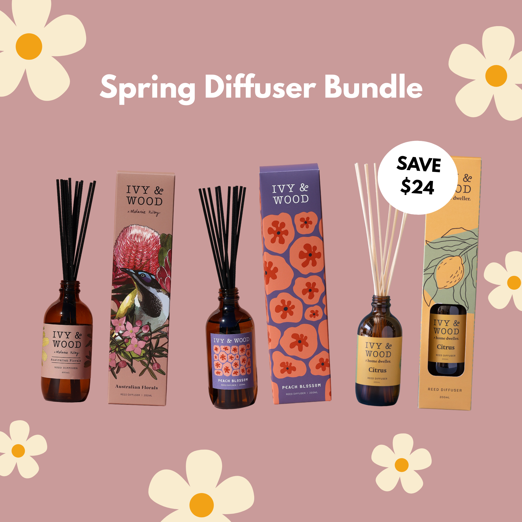 Spring Reed Diffuser Bundle