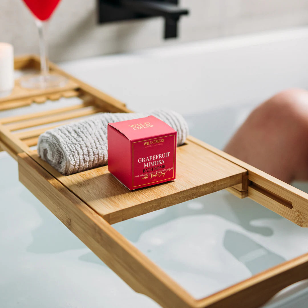 Grapefruit Mimosa Bath Bomb by Wild Emery