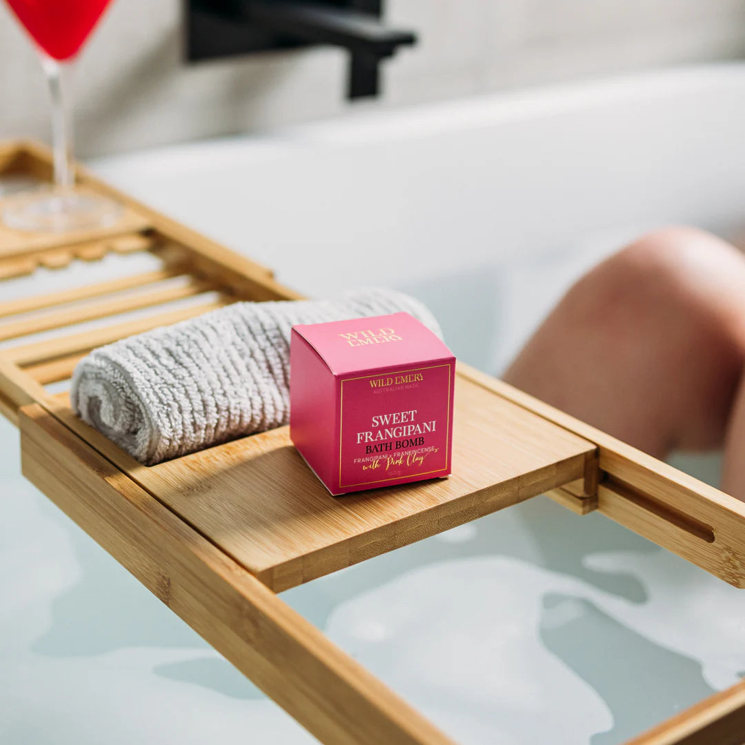 Sweet Frangipani Bath Bomb by Wild Emery