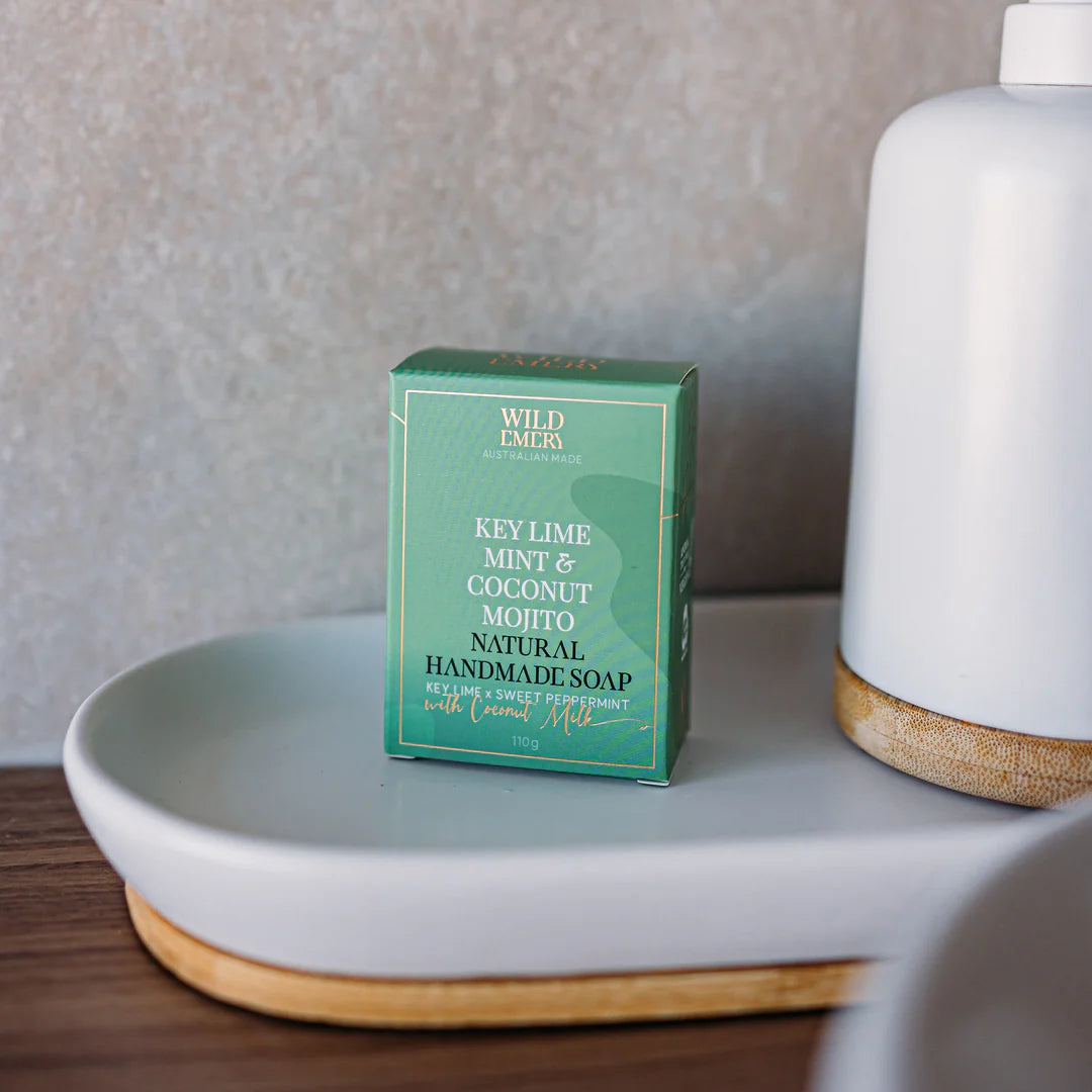 Key Lime Mint & Coconut Mojito - Natural Soap by Wild Emery