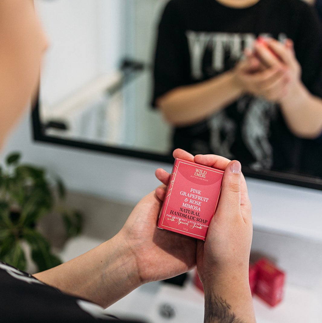Pink Grapefruit & Rose Mimosa - Natural Soap by Wild Emery